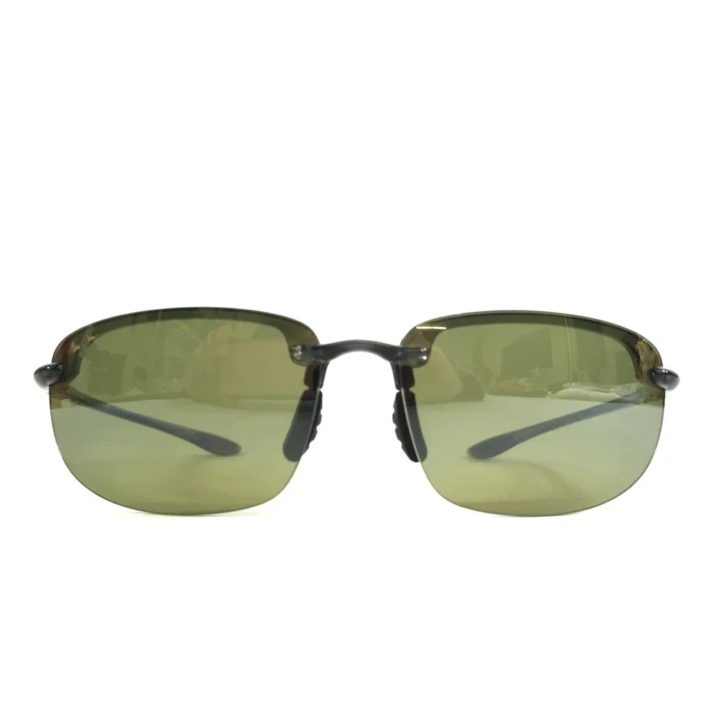 Maui Jim Sunglasses Ho'okipa MJ-407N Translucent Gray Frames w/ Maui HT Lenses